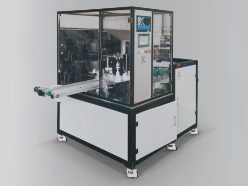 视觉检测自动热铆机